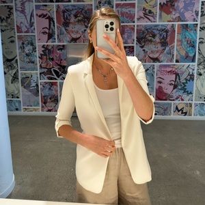 White blazer